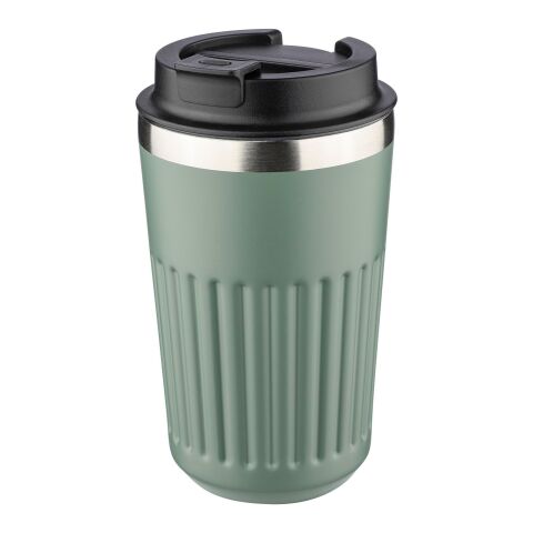 Recycled stainless steel travel mug (400 ml) Chiara Grå