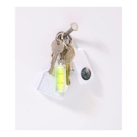 Mini vattenpass med nyckelring Transparent