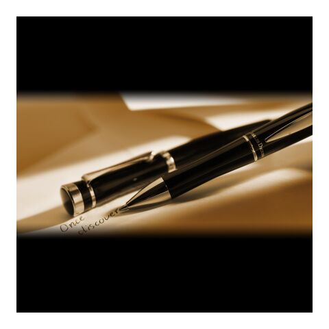 Charles Dickens® kulspetspenna &#039;&#039;Rochester&#039;&#039; i metall Svart | Inget reklamtryck | Inte tillgängligt | Inte tillgängligt