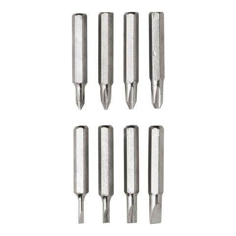 Skruvmejselset med 8 bits Svart | Inget reklamtryck | Inte tillgängligt | Inte tillgängligt