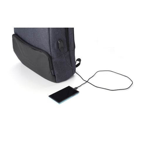 Ryggsäck i PVC med anti-stöld ficka Svart | Inget reklamtryck | Inte tillgängligt | Inte tillgängligt