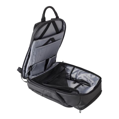 Fjädrande ryggsäck i PU Svart | Inget reklamtryck | Inte tillgängligt | Inte tillgängligt